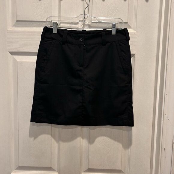 Nike‎ Black Golf Skirt Size 4 Tour Performance Dri-Fit Fitted  Active Athleisure - Picture 1 of 10
